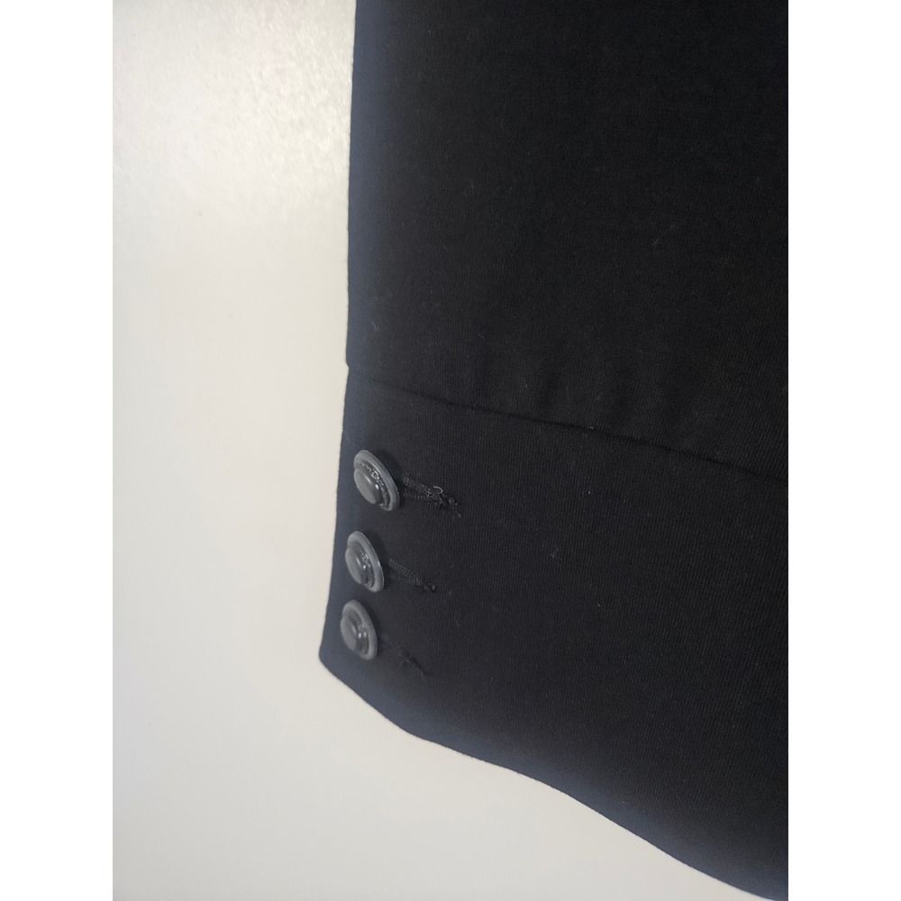 CAbi Style 177 Black One-Button Soft Blazer Jacket Size M Ponte‎ Knit Office - Picture 4 of 7